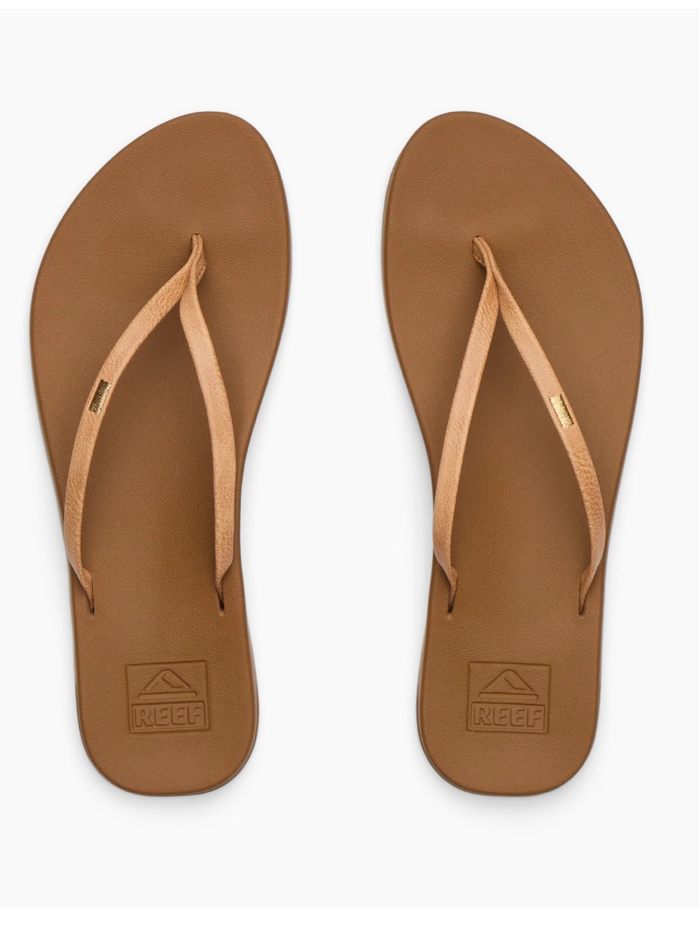 Reef Women's Slim Tan Flip Flops